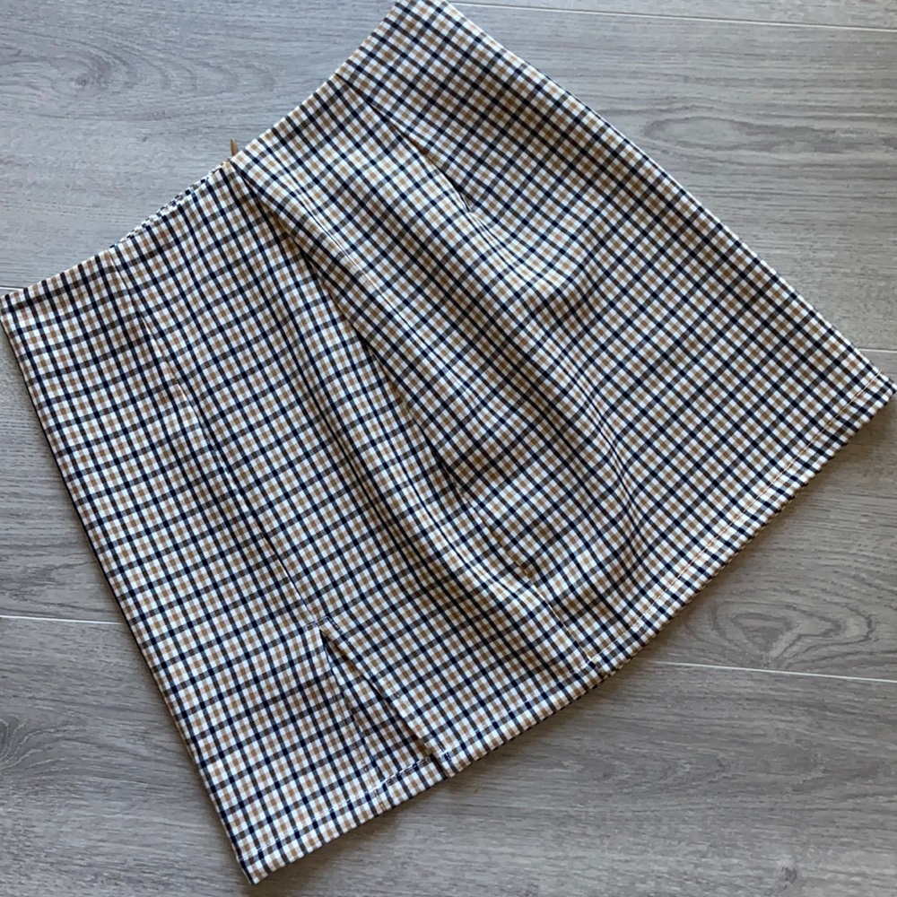 Plaid Mini skirt